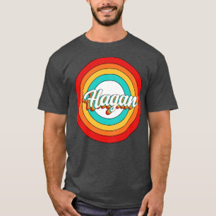 Camiseta Hagan Name Shirt Vintage Hagan Circle