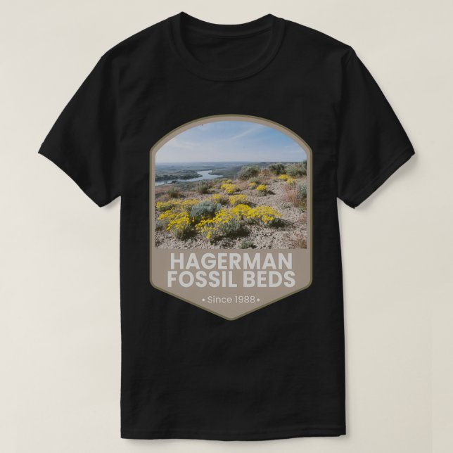 Camiseta Hagerman Fossil Beds (Frente do Design)