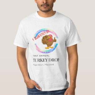 Camiseta Hagerstown First Annual Turkey Drop Survivor