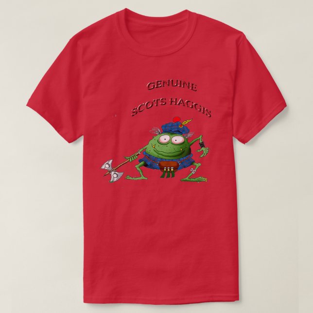 CAMISETA HAGGIS COM AX (Frente do Design)