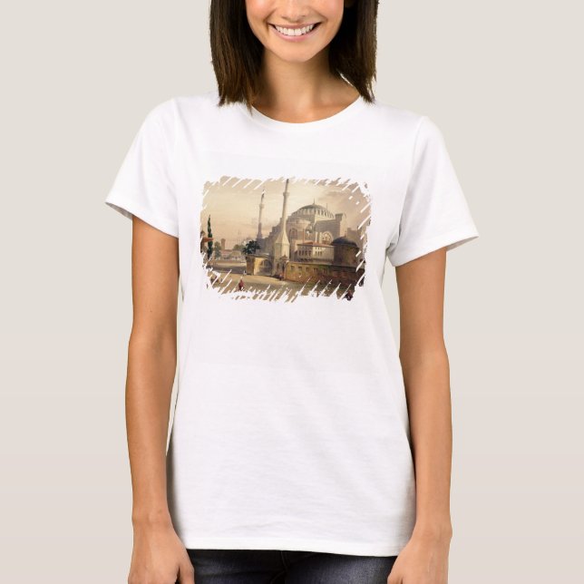 Camiseta Haghia Sophia, placa 17: vista exterior do mosq (Frente)