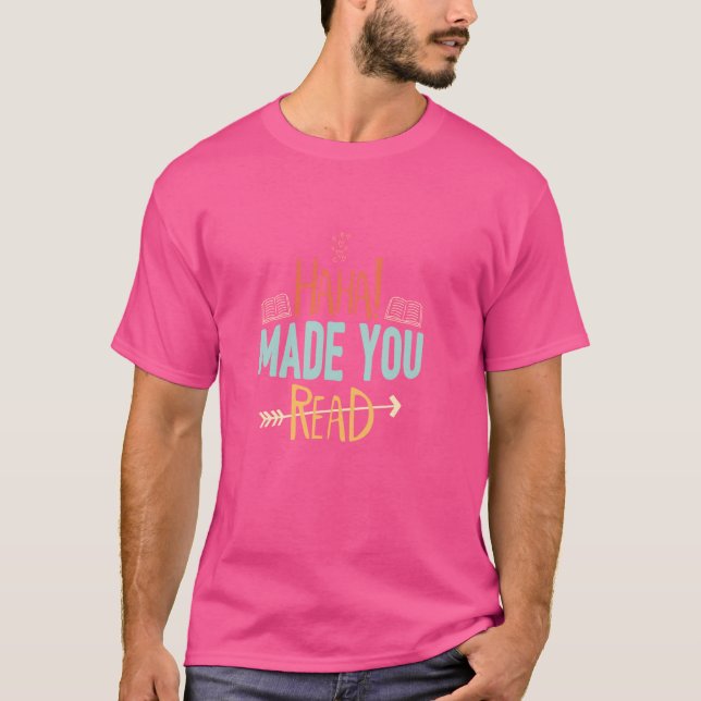 Camiseta Haha Fez Você Ler (Frente)