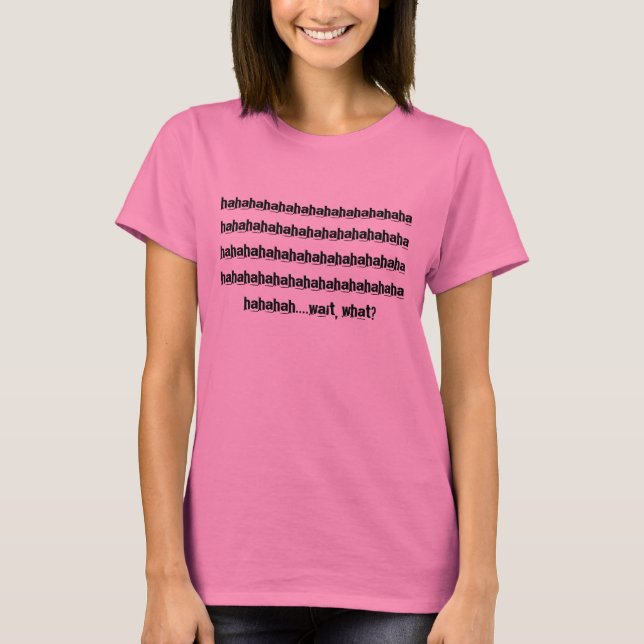 Camiseta hahaha... (Frente)