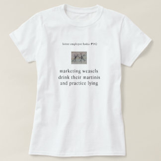 Camiseta Haicais amargos do empregado # 942