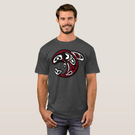Camiseta Haida Orca Tribal Tatto Totem Matadora Baleia