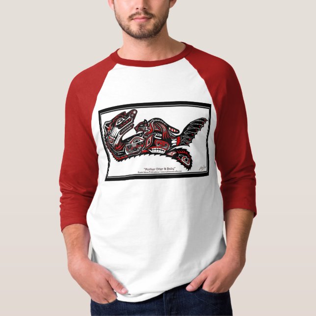 Camiseta "HAIDA SPIRIT" Haida Art Otter Shirt (Frente)
