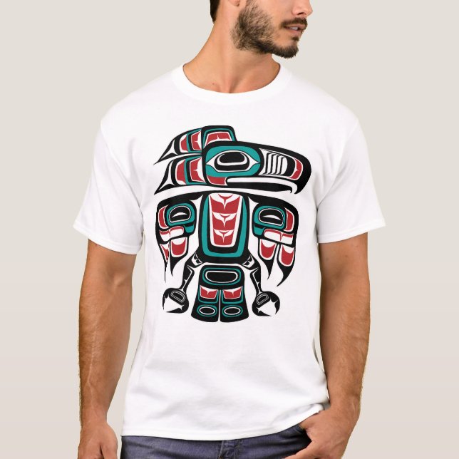 Camiseta Haida Tlingit Nativo Raven (Frente)