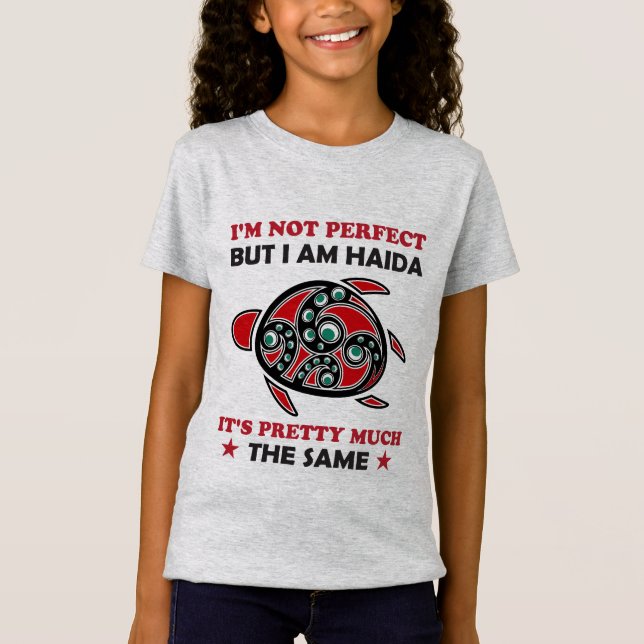 Camiseta Haida Turtle Haida Prioridade Nativa (Frente)