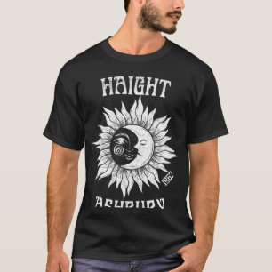 Camiseta Haight Ashbury 1967 Retro San Francisco Sun Moon H