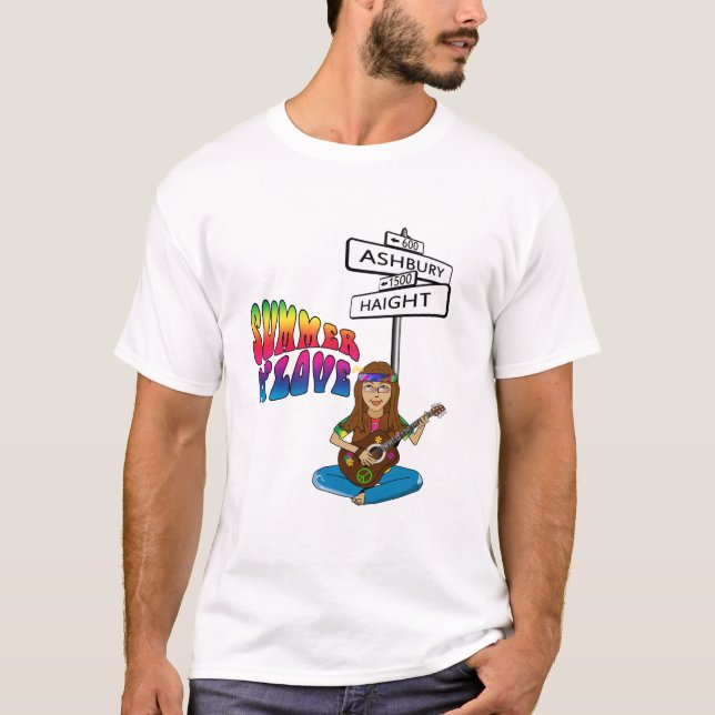 Camiseta Haight Ashbury Summer of Love (Frente)