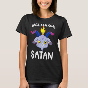Camiseta Hail Bisexual Satã Baphomet Cabeça Lgbt Bi