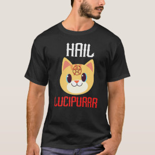 Camiseta Hail Lucipurr Satã Demon Heavy Metal Music
