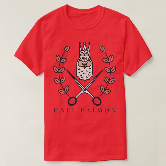 Camiseta Hail Paimon (Frente do Design)