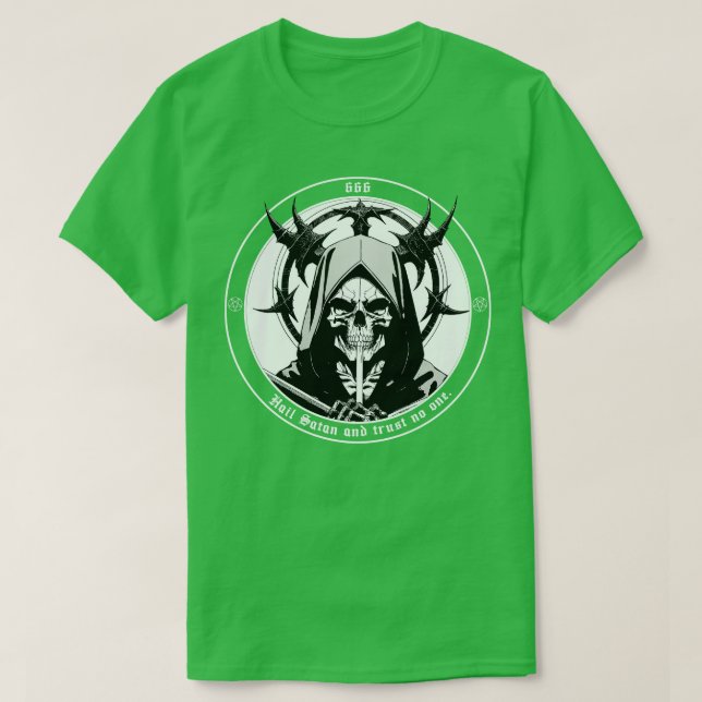 Camiseta Hail satanart (Frente do Design)