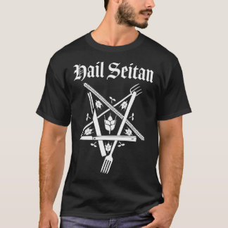 Camiseta Hail Seitan (White) Classic T-Shirt