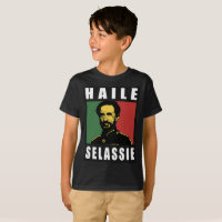 Haile Selassie Emperor Shirt - reggae Kids -