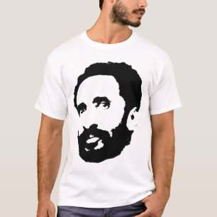 Camiseta Haile Selassie HIM Black and White Art