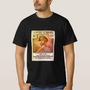 Camiseta Haile Selassie I Jah Rastafari Rasta Reggae Camise