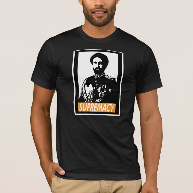 Camiseta Haile Selassie MIM SUPREMACIA (Frente)