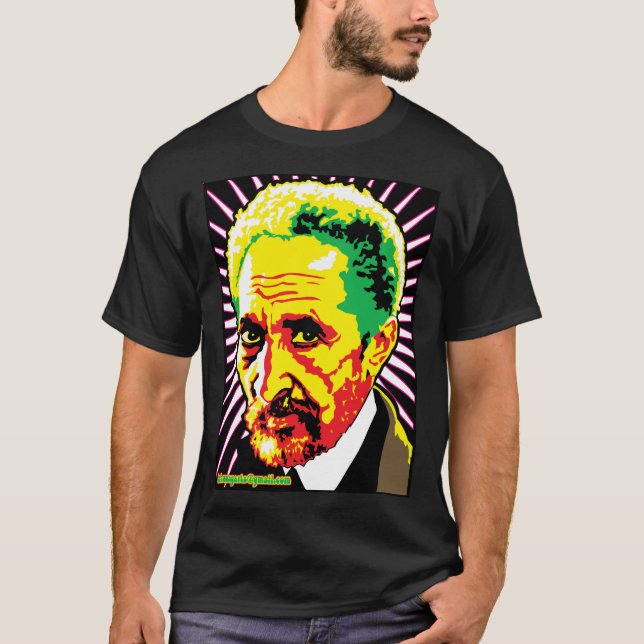 Camiseta Haile Sellasie I Tshirt Jah Sunny Arts Design (Frente)
