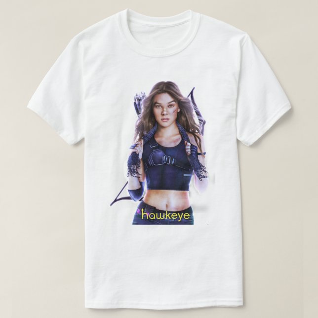 Camiseta Hailee Steinfeld Hawk Eye (Frente do Design)