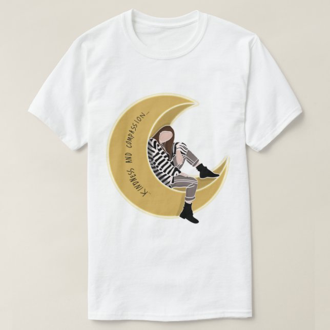 Camiseta Hailee Steinfeld X The Moon Collection (Frente do Design)