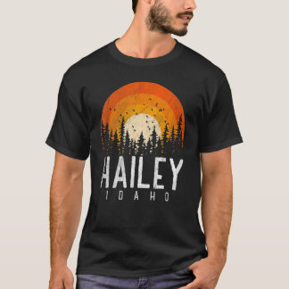 Camiseta Hailey Idaho ID Estilo Retroativo Vintage 70s 80s