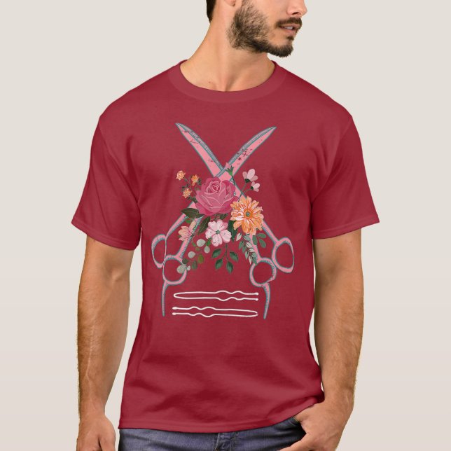 Camiseta Hair Cut Scissors Hairstylist (Frente)