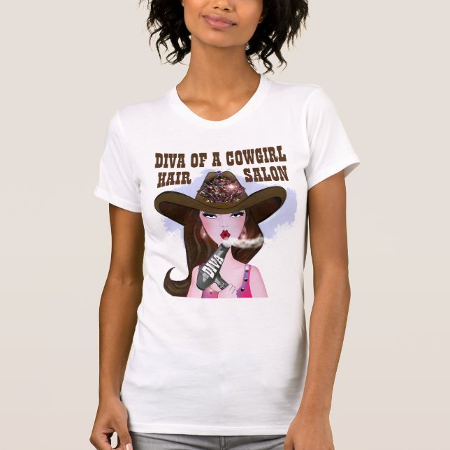 Camiseta "Hair Diva" T-Shirts (Frente)