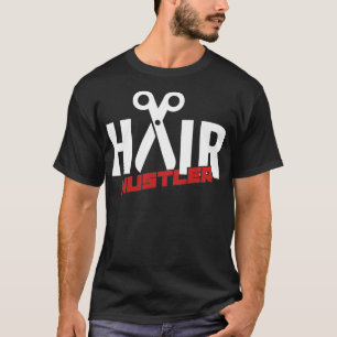 Camiseta Hair Hustler Hairstylist Aspas Barber