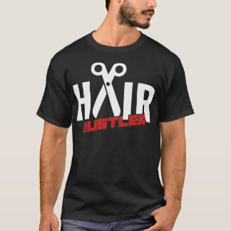Camiseta Hair Hustler Hairstylist Aspas Barber