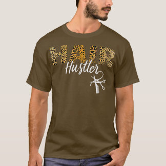 Camiseta Hair Hustler Leopard Hairstylist Barbe