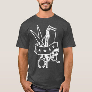 Camiseta Hair Stylist Barber Hairdresser Tools Premium