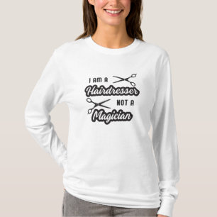 Camiseta Hair Stylist Barber Scissors Hairdresser Gift Idea