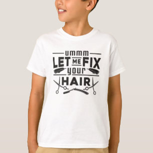 Camiseta Hair Stylist Barber Scissors Hairdresser Gift Idea