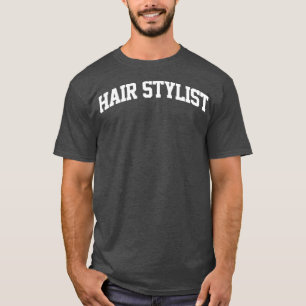 Camiseta Hair Stylist Vintage Retro Job Varsity Arco