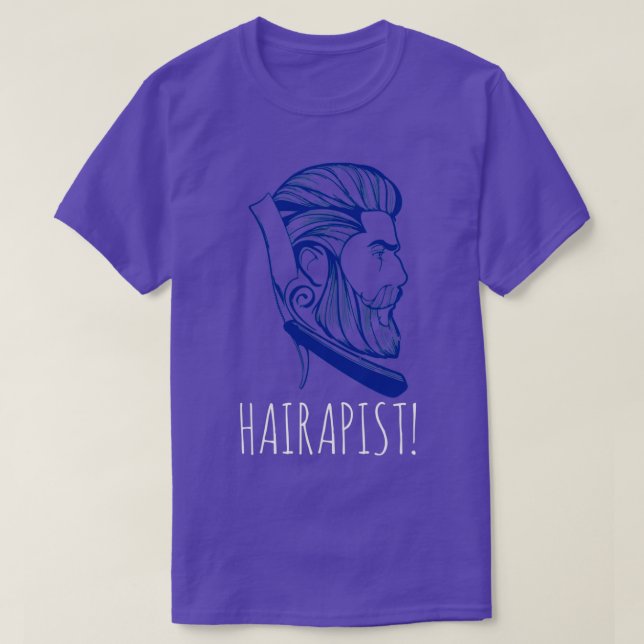 Camiseta Hairapist Funny Hairdresser Barber Hair Stylist 7 (Frente do Design)