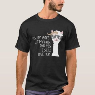 Camiseta Haircut Quaratine Llama Lockdown Alpaca Barber Hai