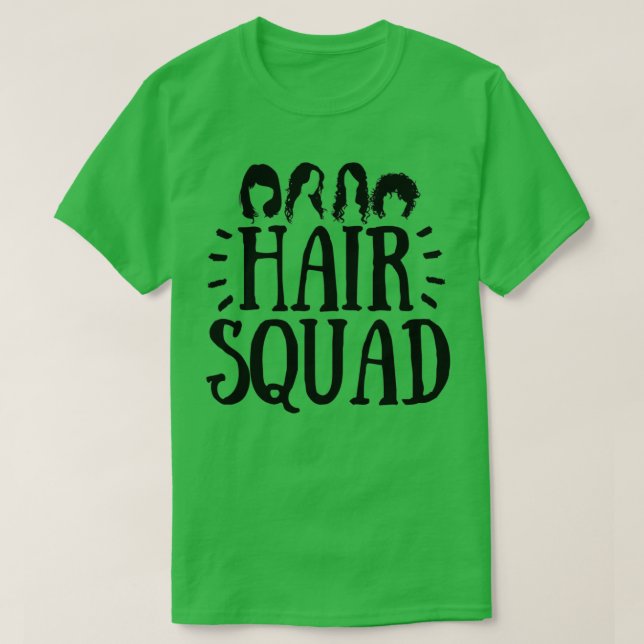 Camiseta Hairdresser 2 na esquadra do cabelo (Frente do Design)