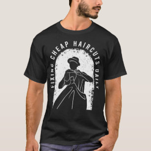 Camiseta Hairdresser Costume Para Hairstylist E Barber C