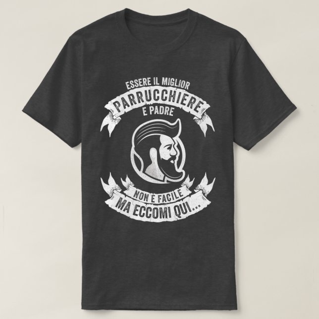 Camiseta Hairdresser Gift Pai Barber Legal (Frente do Design)