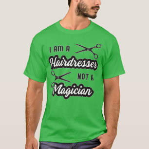 Camiseta Hairdresser Hair Stylist Tesoura Haircut Gift Ide