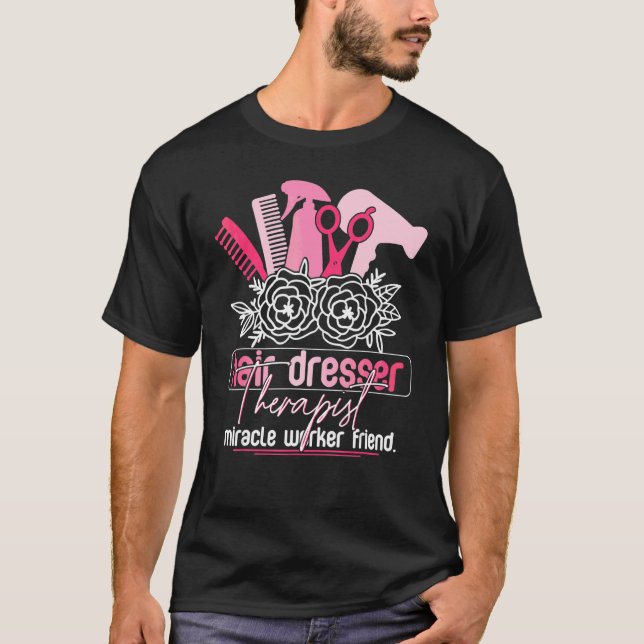Camiseta Hairdresser Hairdbing Hairstylist Hairstystiling B (Frente)