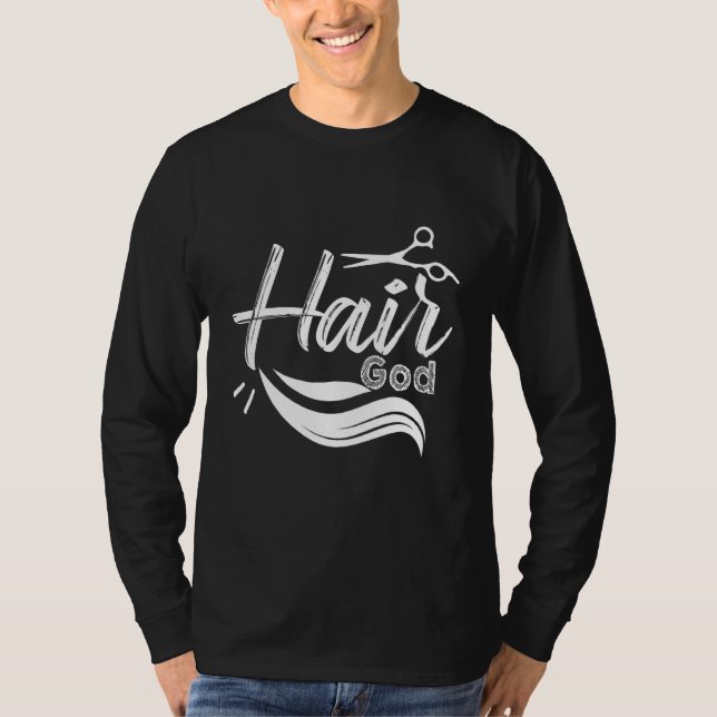 Camiseta Hairdresser Stylist - Cabelo-deus-Cabelo (Frente)
