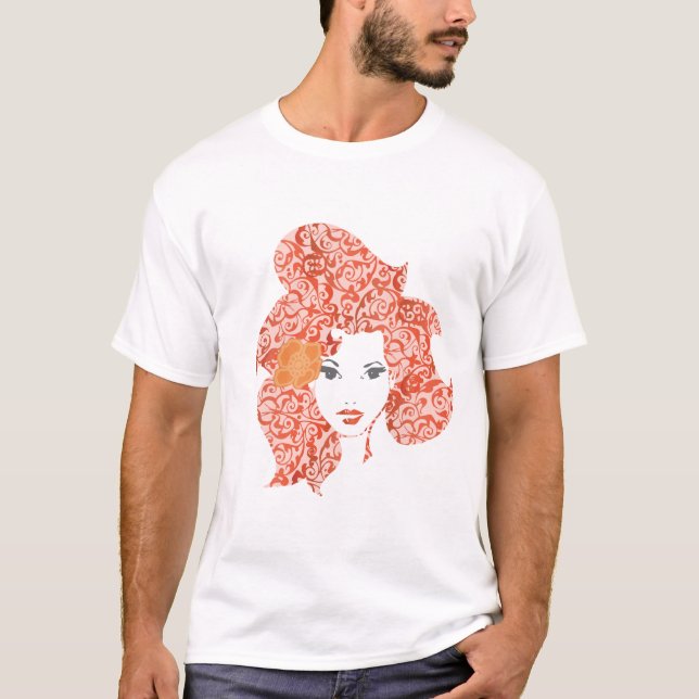 Camiseta Hairiette tropical (Frente)
