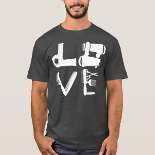 Camiseta Hairlist Hairstlyn Haircut Para Barbers