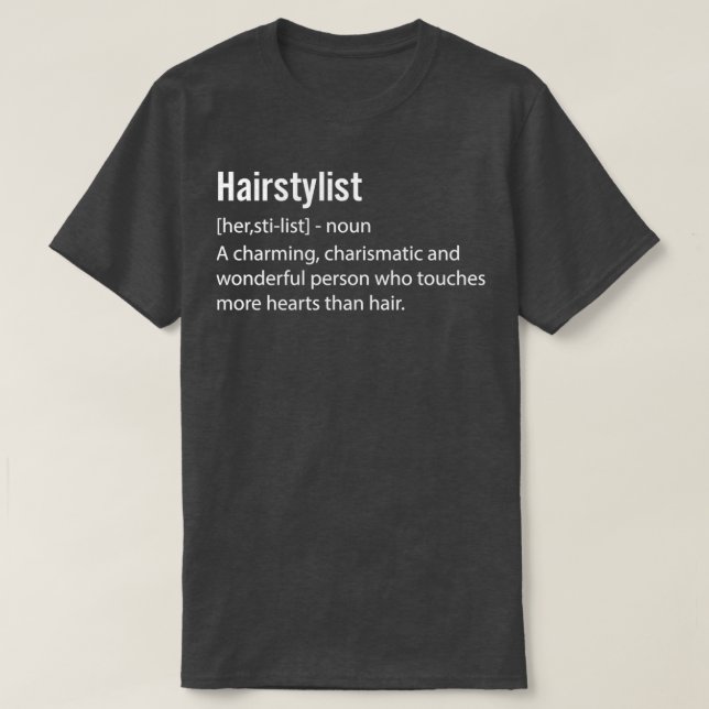 Camiseta Hairstylist 1 (Frente do Design)