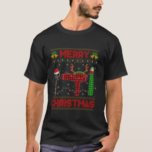Camiseta Hairstylist de Xadrez de Buffalo Ferramentas Crist