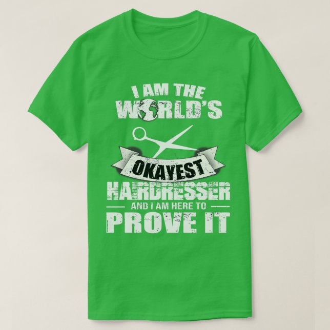 Camiseta Hairstylist Hair Salon Scissser (Frente do Design)