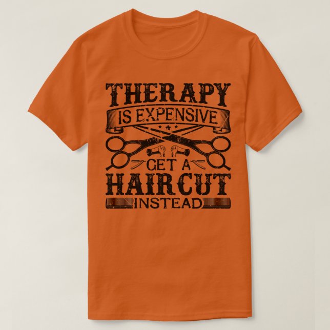Camiseta Hairstylist Hairdresser Salon Barber (Frente do Design)